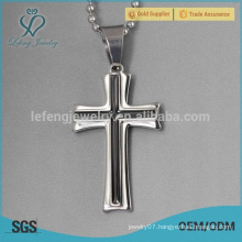 Stainless steel mens celtic cross necklace pendants wholesale